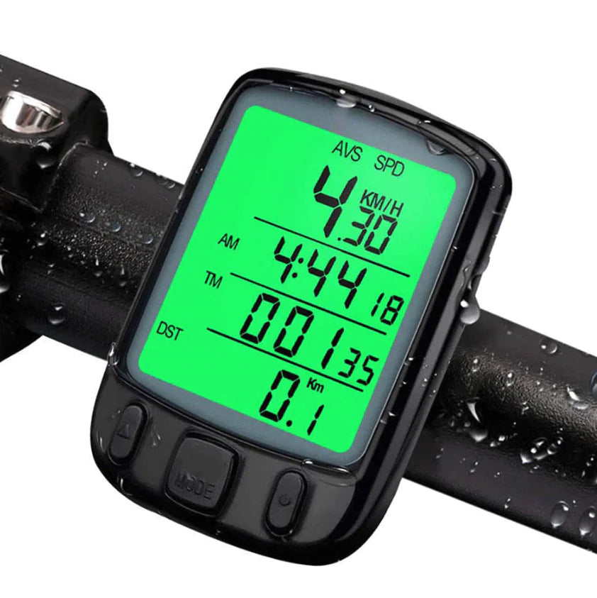 Bike Bicycle Speedometer Cycle Digital Odometer Computer Waterproof LCD Wireless