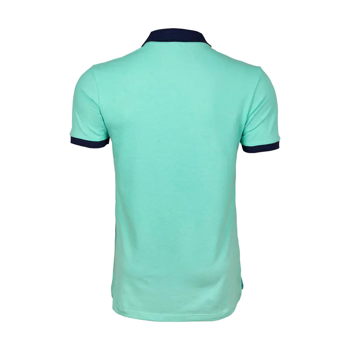 Anemoss Marine Mint Green Men's Polo Collar T-Shirt