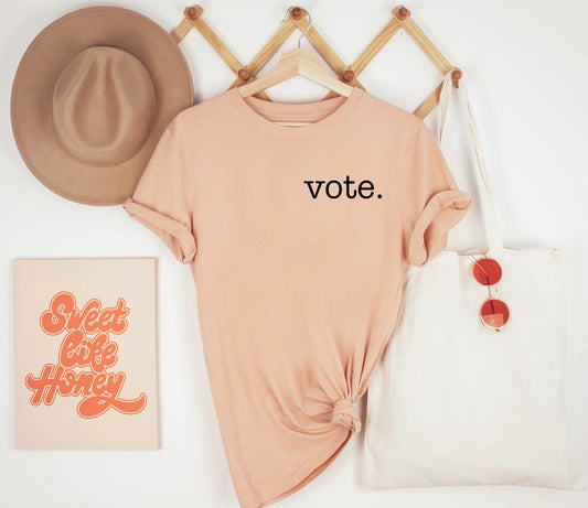 Vote Election Shirt, Vote Pocket Shirt