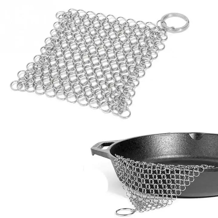 Chainmail Cast Iron Scrubber