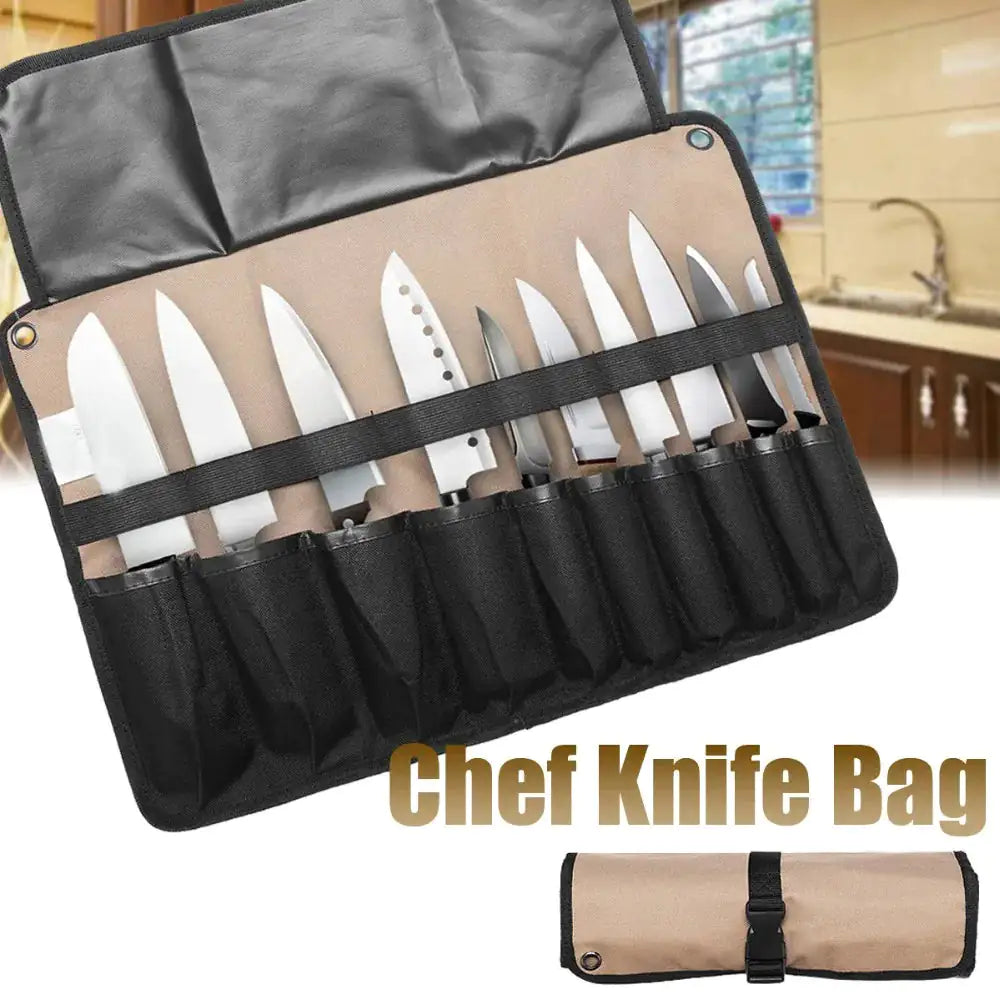 Portable Chef Knife Roll Bag